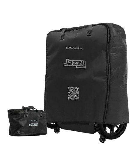 Pride travel bag kit with battery bag for the Jazzy Carbon HD power chair
