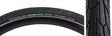 Close-up of a 16x1.75 Reflective Road Cruiser Active Twin K-Guard Bicycle Tire showcasing the directional tread and puncture protection layer.