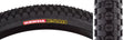 Close-up of the 24x1.95 K-Rad Sport Bicycle Tire featuring a checkerboard pattern of micro-knurled square knobs and a rounded profile, designed for street and park use.