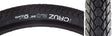26x2.0 Cruz Flat Guard Bicycle Tire close-up showing shallow, tightly spaced tread blocks and white text, highlighting its all-weather tread pattern and Flat Guard protection for increased puncture resistance and durability.