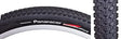 Close-up of the 26x2.1 Comet HardPack Bicycle Tire, showcasing its tread pattern designed for XC and hardpack conditions, emphasizing its durable synthetic and natural rubber composition.