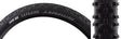 26x2.25 Smart Sam Lite Bicycle Tire featuring a close-up of its tread pattern, with a ribbed center line and staggered shoulder knobs for enhanced off-road traction.