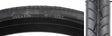 Close-up of a 700x25 Smooth Bicycle Tire, showcasing its detailed tread design. Ideal for weekend warriors and commuters, this standard road tire offers both affordability and reliability.