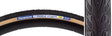 Close-up of 700x25 Pasela Protite Fold Bicycle Tire, showcasing its detailed tread and white label, designed for urban or touring with advanced puncture protection technology.