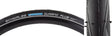 Close-up of the 700x28 Reflective Durano Plus Perf Twin SG Wire Bicycle Tire, showcasing its durable black tread with white text, designed for puncture protection and sidewall reinforcement.