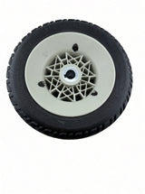 9"x3" (2.80/2.50-4) Flat-Free Drive Wheel Assembly with Silver Rim & Black Tire for Jazzy Select Elite & Pride TSS 300 (Blemished)