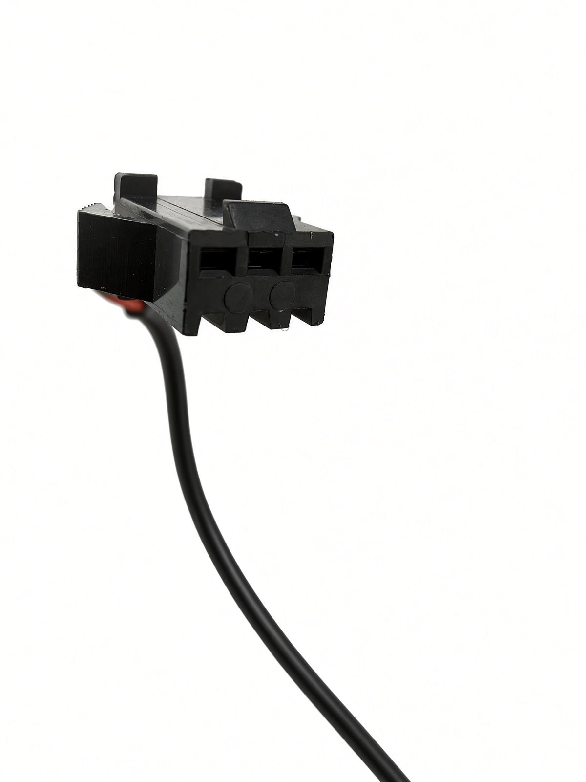 Close-up of the Hiboy DK1 handlebar switch plug connector