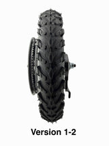 Rear Wheel Assembly for Razor SX125 Dirt Bikes
