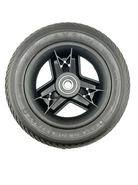 DGN2102158 front wheel assembly for the Pride Go-Go Endurance AL+, alternate view