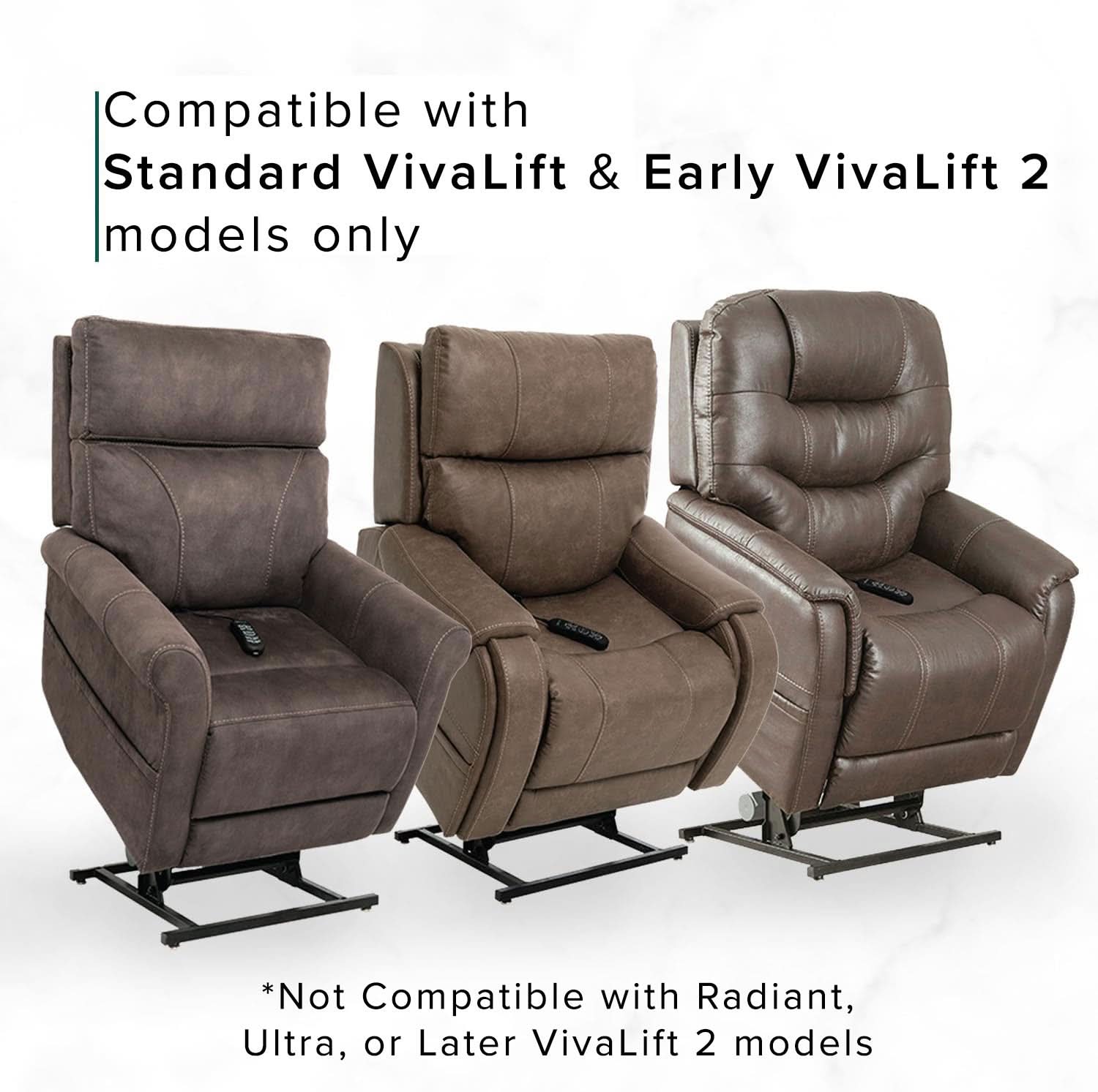 10-Button or 12-Button 5-Pin Hand Control for Pride VivaLift Standard and (Early) Version 2 Lift Chairs (10 Button: CTL1707190/12 Button: CTL2104324)