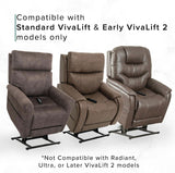 10-Button or 12-Button 5-Pin Hand Control for Pride VivaLift Standard and (Early) Version 2 Lift Chairs (10 Button: CTL1707190/12 Button: CTL2104324)