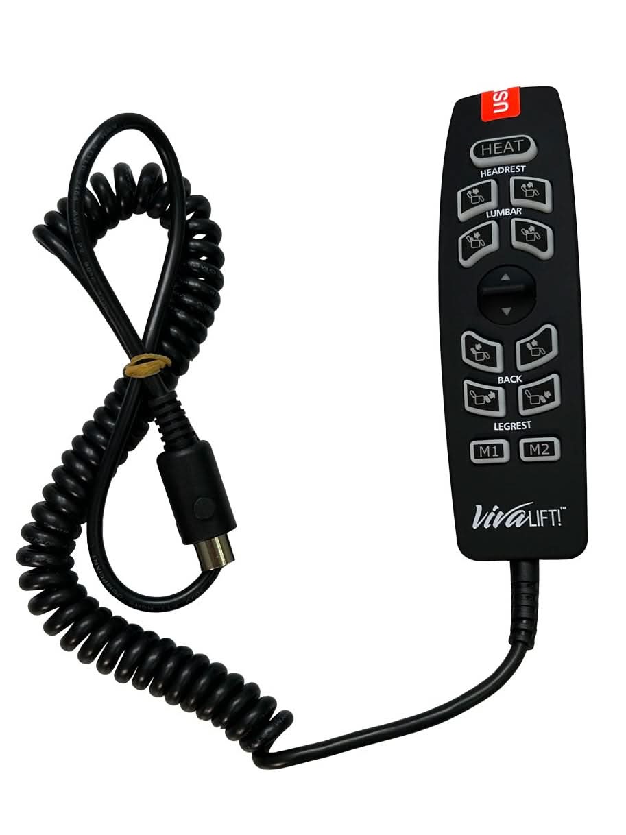 12-Button Hand Control for Pride Radiance Series Lift Chairs (CTL2106501)