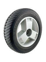 Front Wheel Assembly with Black Molded Tire for the Go-Go Sport (S74) 4-Wheel Scooter (WHLASMB7120012)