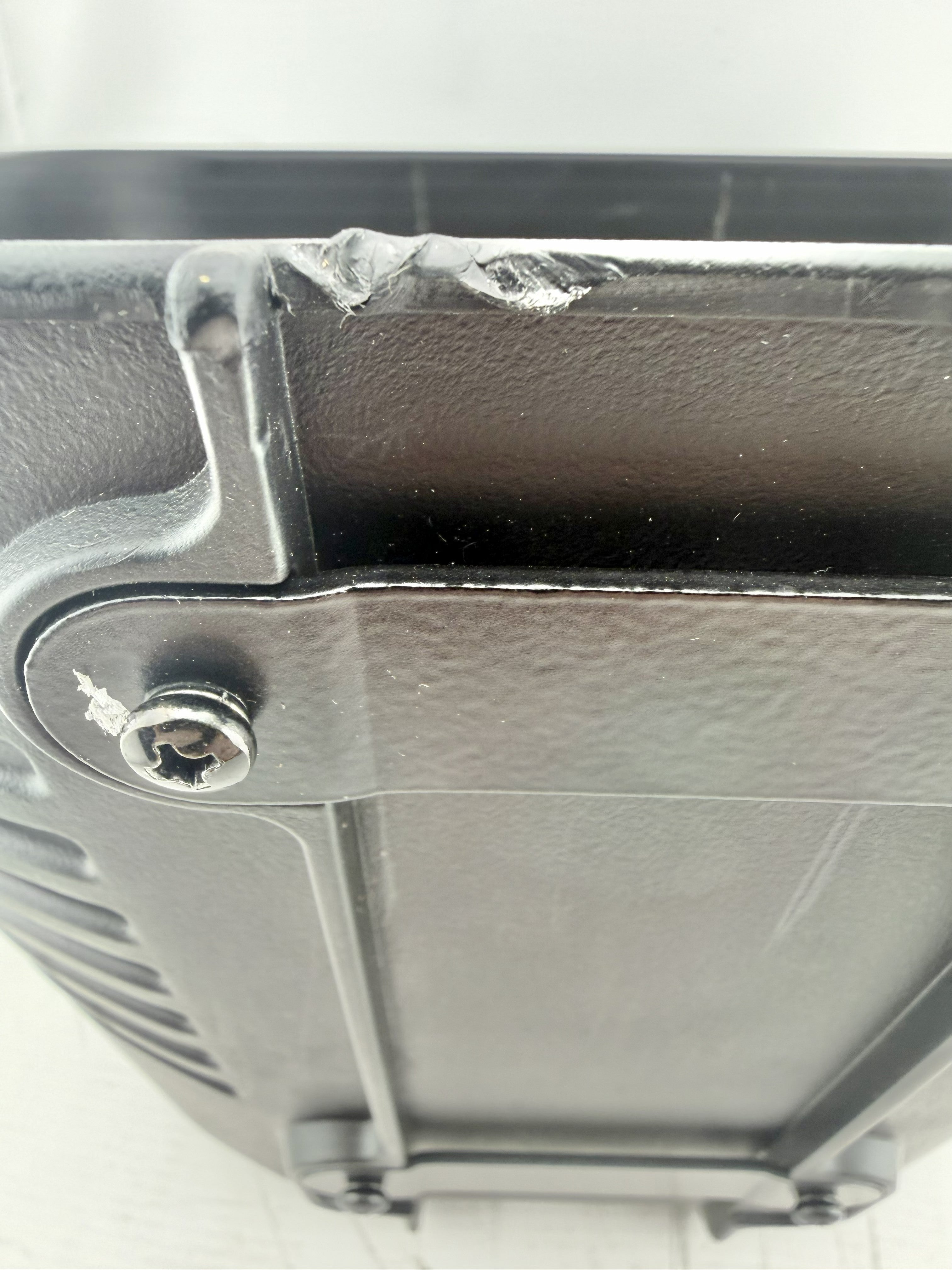 Black Plastic Oval Basket with Mounting Hardware for Go-Go Travel Scooters (Blemished)