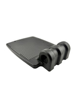 Universal Black Metal Footplates for Wheelchairs with 7/8" Tubing (Left & Right / Set of 2)