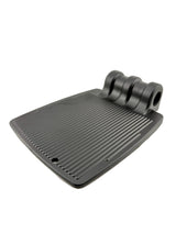 Universal Black Metal Footplates for Wheelchairs with 7/8" Tubing (Left & Right / Set of 2)