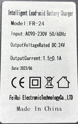 24 Volt 1.5 Amp 2.5mm ID Coaxial Battery Charger