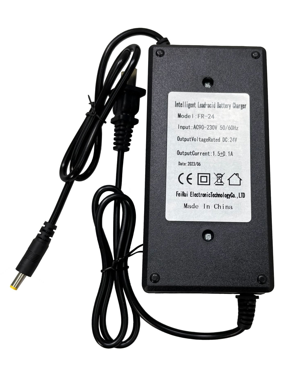 24 Volt 1.5 Amp 2.5mm ID Coaxial Battery Charger