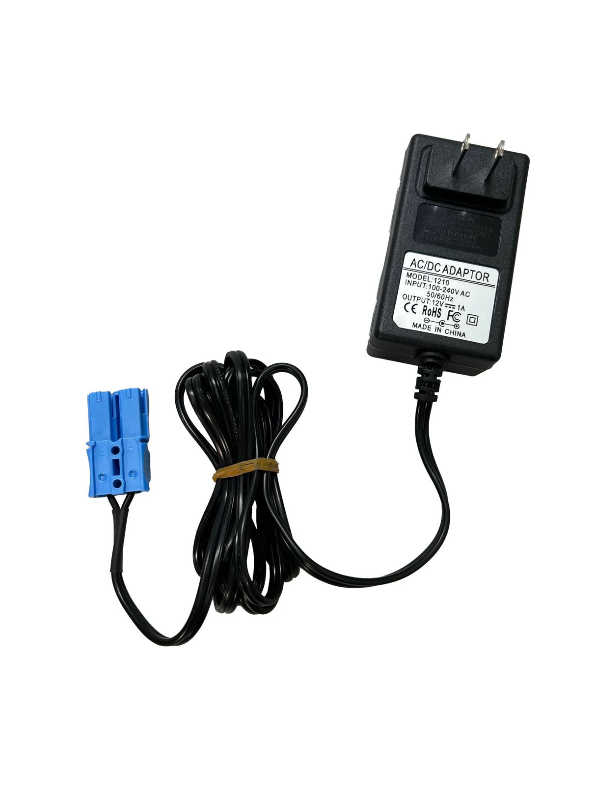 12 Volt 1.0 Amp Battery Charger with 1" Blue Grid Connector for Kid Trax 12V Ride-On Toys