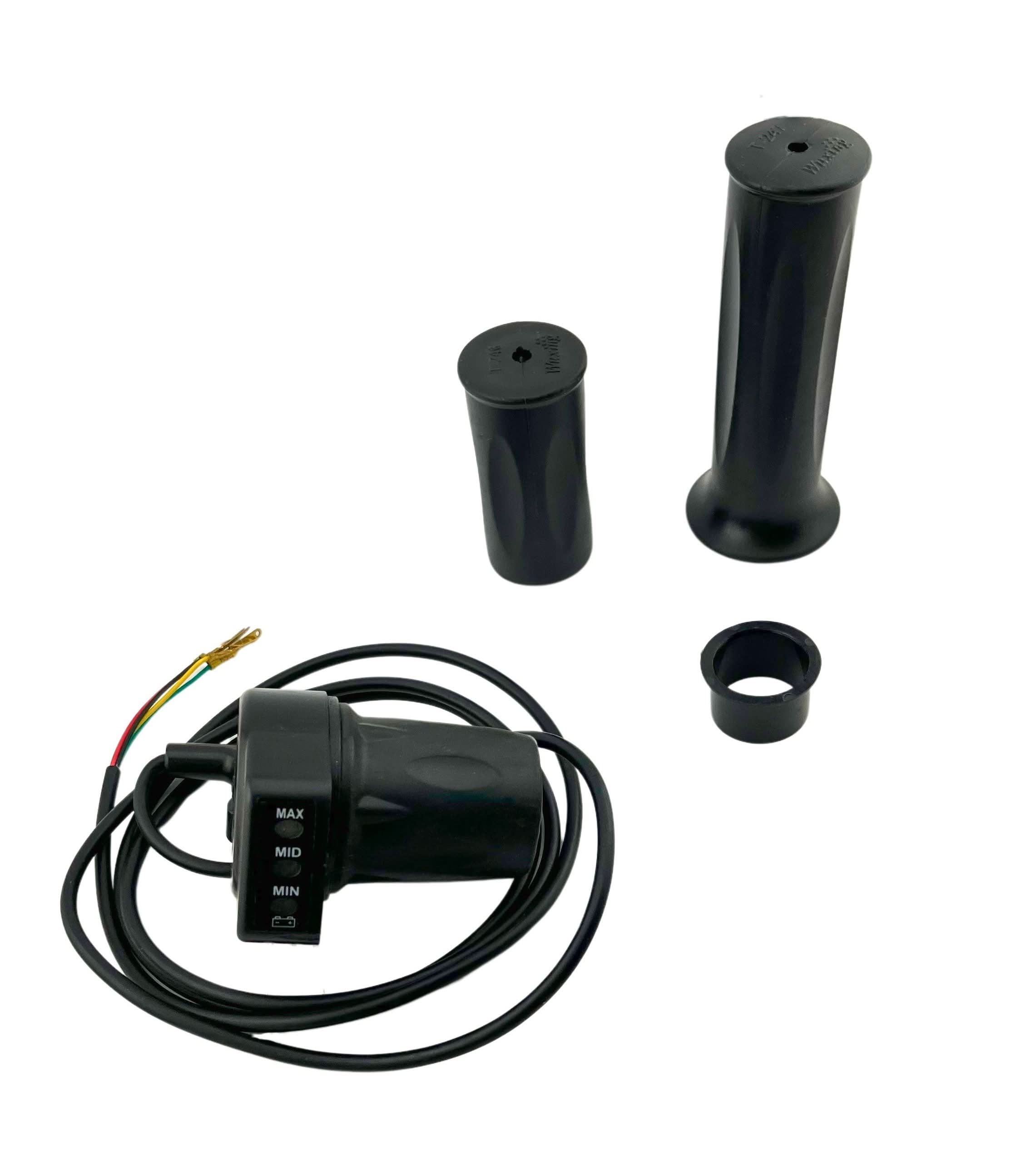 24 Volt 4 Wire Half Grip Twist Grip Throttle with LED Battery Level Meter for the Jetson® Junior