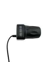 24 Volt 4 Wire Half Grip Twist Grip Throttle with LED Battery Level Meter