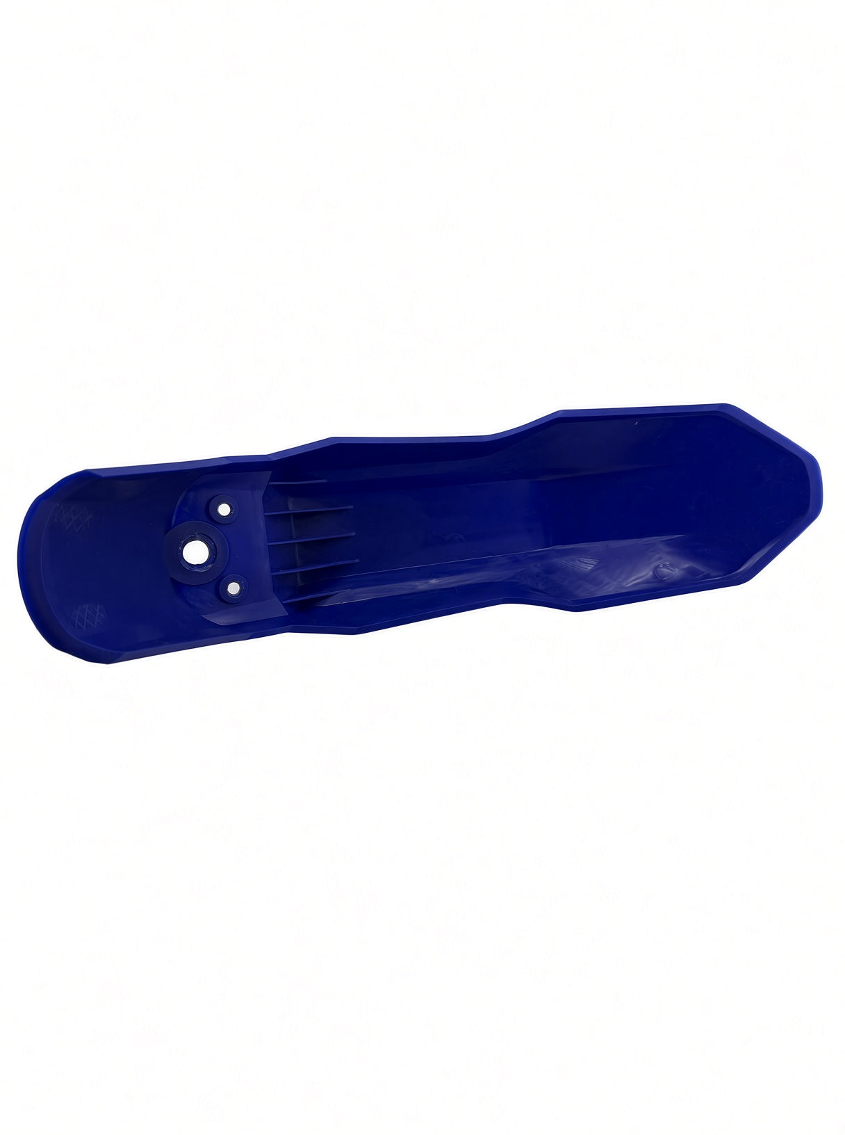 Top view of the blue Hiboy DK1 front fender