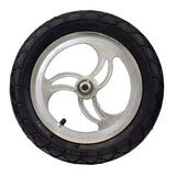 12-1/2" x 2-1/4" Front Wheel Assembly with Axle (Curved Spokes)
