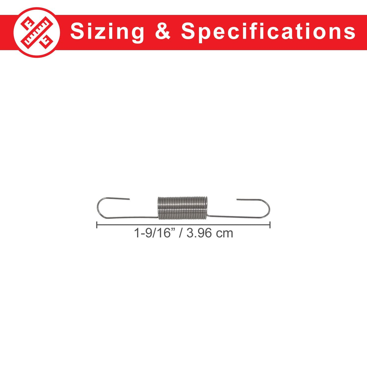 Throttle Return Spring for the Coleman RB100 105cc Mini Bike