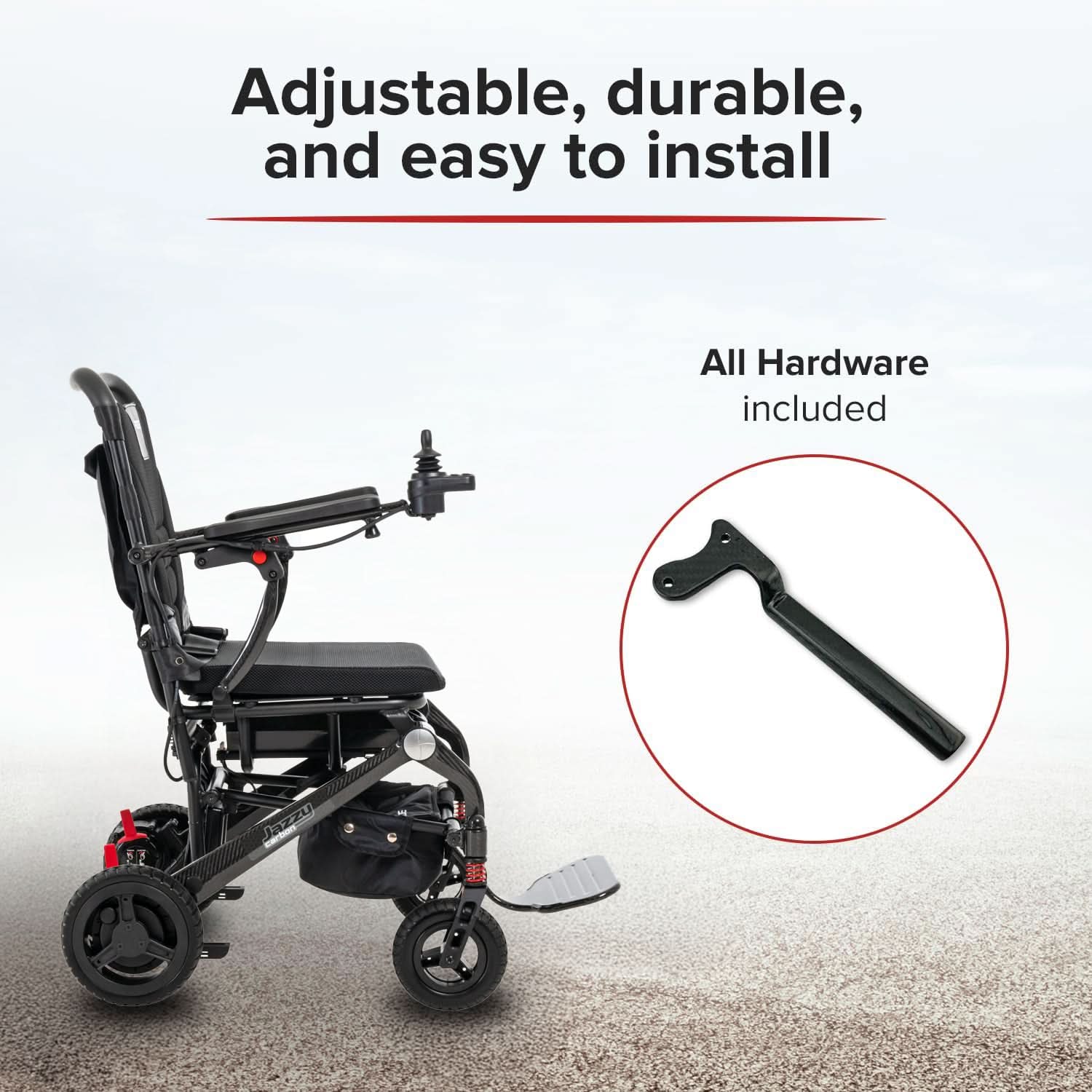 Joystick Mounting Bracket for the Jazzy Carbon Power Chairs with serial numbers starting with JG4 (MEC2200059)