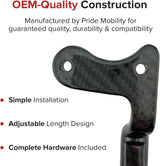Joystick Mounting Bracket for the Jazzy Carbon Power Chairs with serial numbers starting with JG4 (MEC2200059)