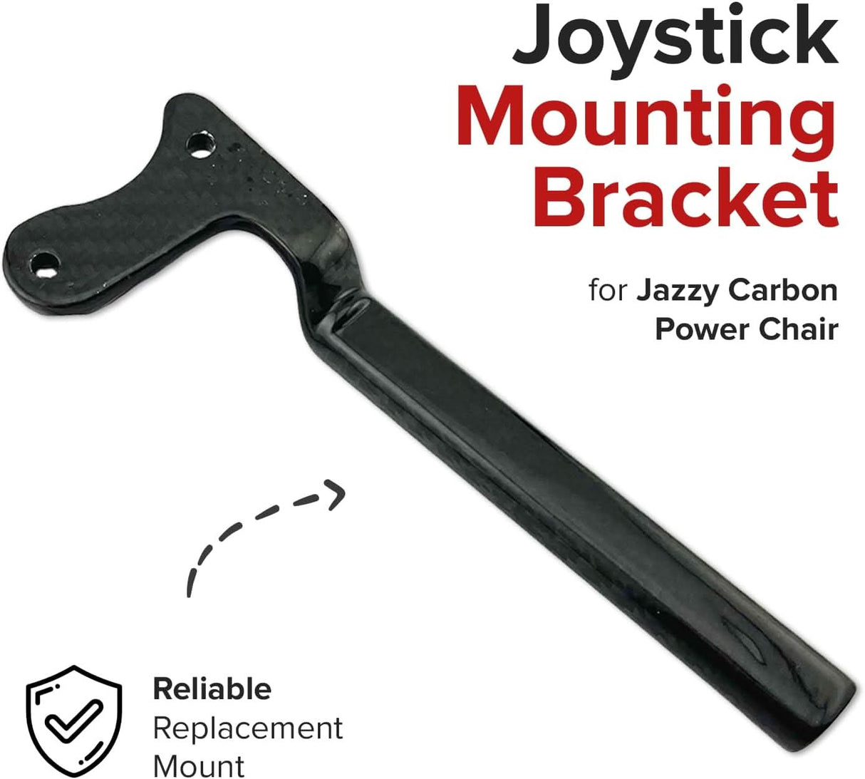 Joystick Mounting Bracket for the Jazzy Carbon Power Chairs with serial numbers starting with JG4 (MEC2200059)