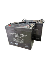 Group 24 (75 Ah) 24 Volt UB12750 AGM Scooter Battery Pack with Screw Terminals