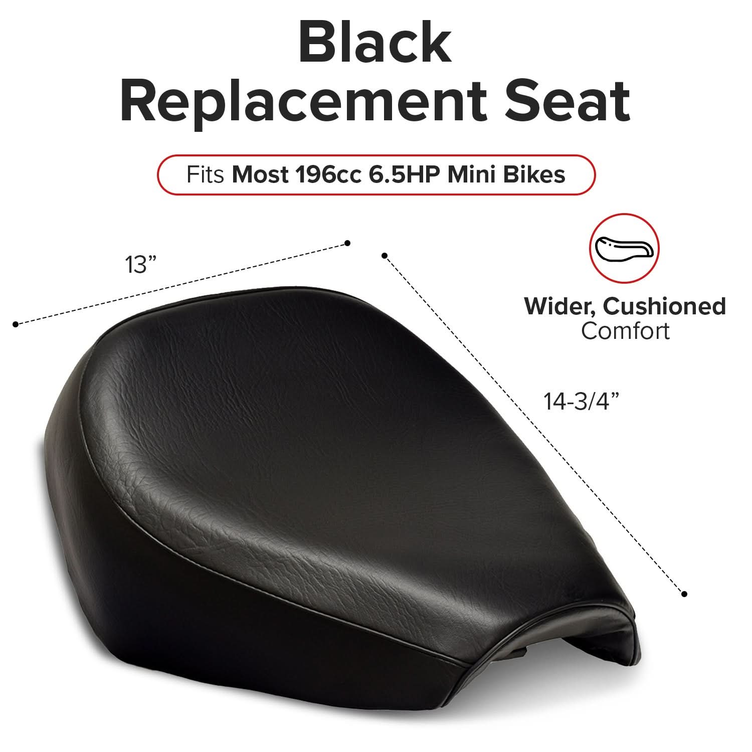 Seat for the TrailMaster MB200 Mini Bike