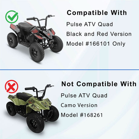 24 Volt Battery Pack for the Pulse ATV Quad Ride-On (Black & Red Version Model # 166101)
