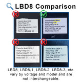 12 Volt LBD8-1 Controller for the Pulse RK9 & Revster Electric Scooters (Replaces LK-27 and TRE1201)