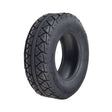 12x3.5 (300/70-6) Tire with IA-2884 Tread for ActiveCare Prowler 3310 & Prowler 3410 Mobility Scooters; close-up of the black tire showcasing diamond tread pattern.
