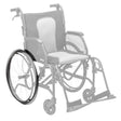 AEROFLY-15 22" rear wheel shown in color on the Drive Medical AeroFly Ultra-Lite Wheelchair, rest of the wheelchair greyed out