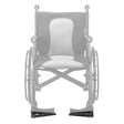 AEROFLY-33 / AEROFLY-32 footplate (left and right) shown in color on the Drive Medical AeroFly Ultra-Lite Wheelchair, rest of the wheelchair greyed out