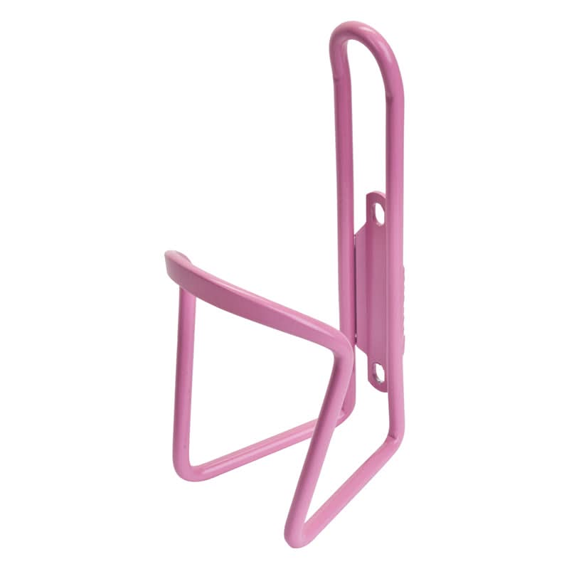 Alloy Bottle Carrier attached to a bike frame, showcasing its lightweight and durable aluminum design.