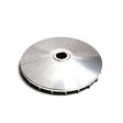 Aluminum Drive Face for the Honda PCX – a close-up of a silver, circular metal component with a central hole, essential for enhancing the CV transmission efficiency in Honda PCX scooters.