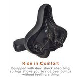 Comfort Bike Saddle Seat with Backrest (Blemished)