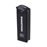 36 Volt Lithium Battery Pack with Mount for the Swagtron EB6 Bandit Fat Tire Electric Bike, featuring a black case with white text, mounting plate, power switch, XLR charger port, and USB port.