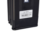 36 Volt Lithium Battery Pack with Mount for the Swagtron EB6 Bandit Fat Tire Electric Bike, showing a black rectangular battery with a white label, barcode, and secure mounting features.