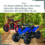 13x5.00-6 Dirt Bike & Mini Bike Tire with Q129 Tread, featuring an aggressive tread pattern for superior grip on loose surfaces, showcased in close-up views of the tire and tread details.