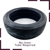 Tubeless Tire for the Ninebot MAX G30 Scooter with circular tread pattern, designed for enhanced shock absorption and air-tight seal without an inner tube.
