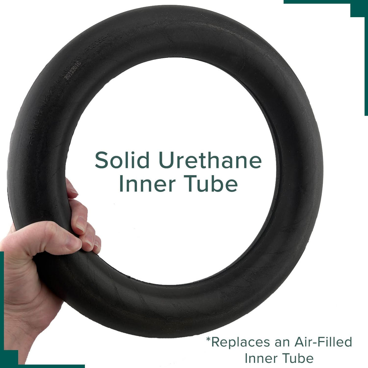 12-1/2"x2-1/4" SOLID (Flat-Free) Urethane Scooter and Power Chair Tube Insert