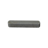 5 mm x 5 mm x 30 mm Jackshaft Sprocket Key for the Coleman BT200X, CT200U Trail, & CT200U-EX Mini Bikes, a rectangular metal object essential for the mini bike's drive system, on a white background.