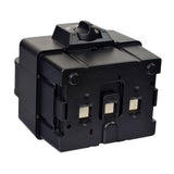 Battery Box Assembly for the Drive Phoenix HD3 & HD4 (Blemished), featuring a black box with buttons and a plastic knob, designed for reliable replacement and easy disassembly of scooters.