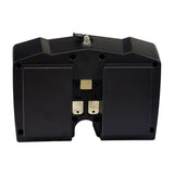 Standard Capacity Battery Box for the Drive Spitfire Scout & Spitfire Scout DLX (Blemished), featuring a black rectangular design with minor scratches, visible charging port, rubber cover, circuit breaker, and internal wiring.