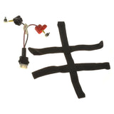 Battery Wiring Harness for the Pacesaver Espree Atlas mobility scooter, featuring a black strap with visible wires and a red cable, designed for easy replacement of old or corroded harnesses.